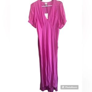 NWT pink maxi dress